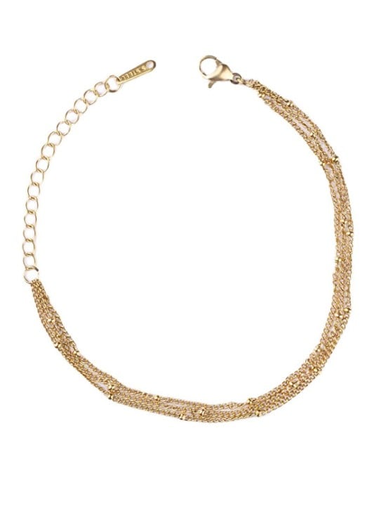 Emily Westwood Bracciale triplo placcato oro Myelisse EWB250358G donna