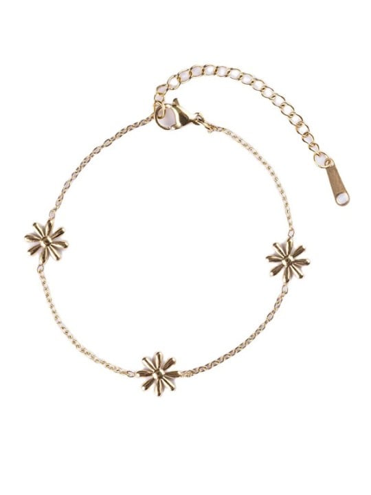 Emily Westwood Bellissimo bracciale in acciaio placcato oro Elaris EWB250373G donna