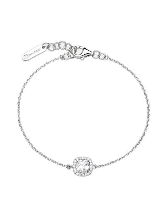 Brosway Bracciale coordinato in argento con zirconi cubici Fancy Infinite White FIW158 donna