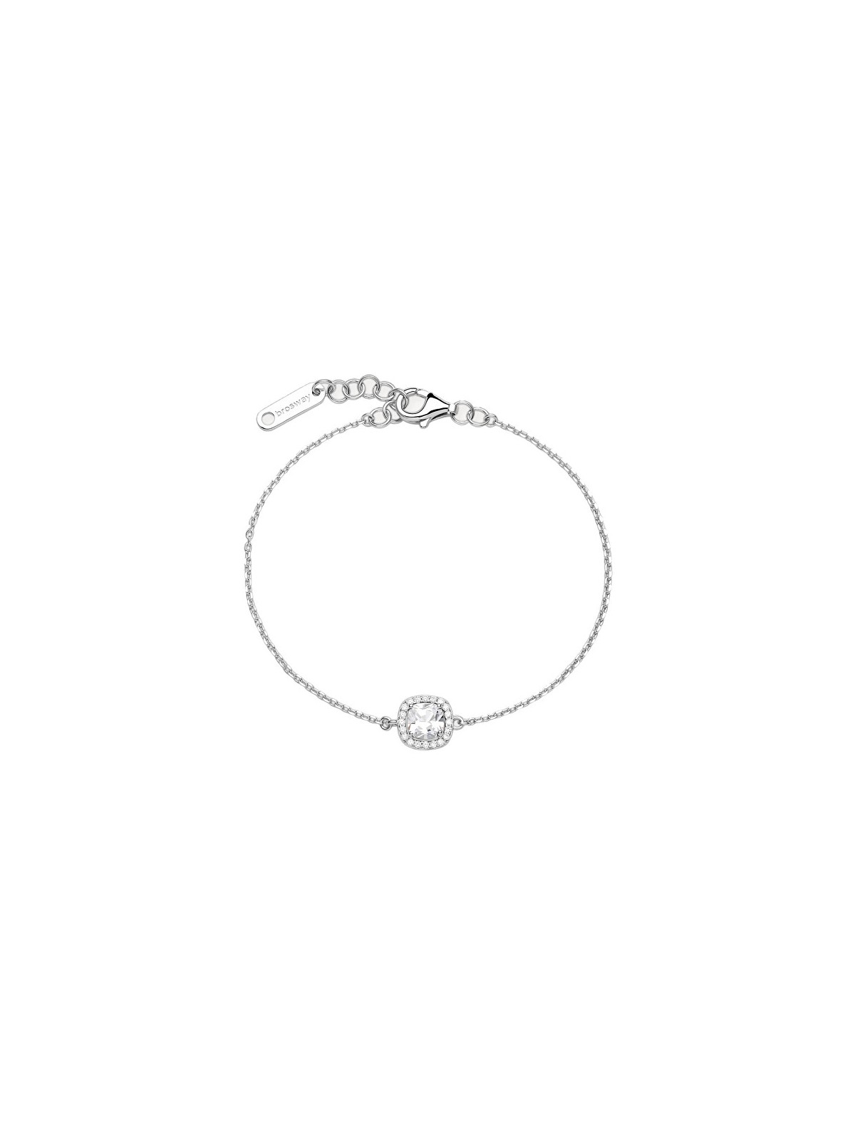 Brosway Bracciale coordinato in argento con zirconi cubici Fancy Infinite White FIW158 donna