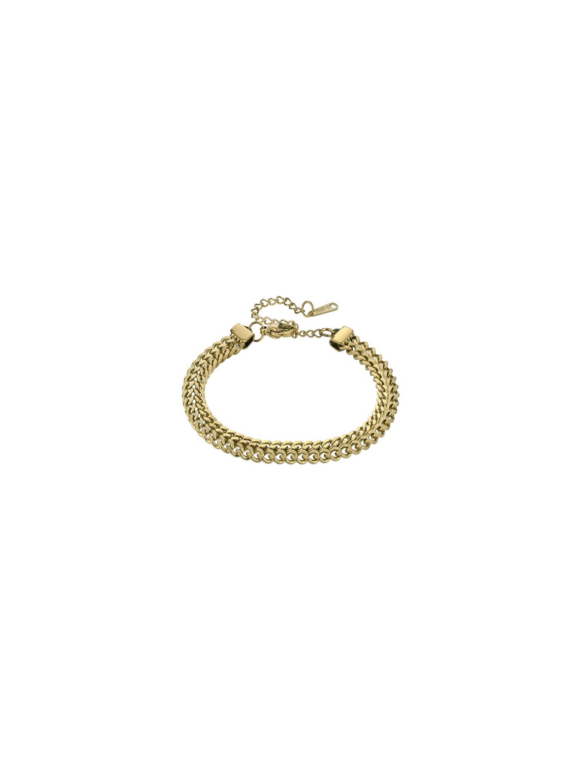Marc Malone Elegante bracciale in acciaio placcato oro MCB24027G donna