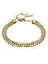 Marc Malone Elegante bracciale in acciaio placcato oro MCB24027G donna