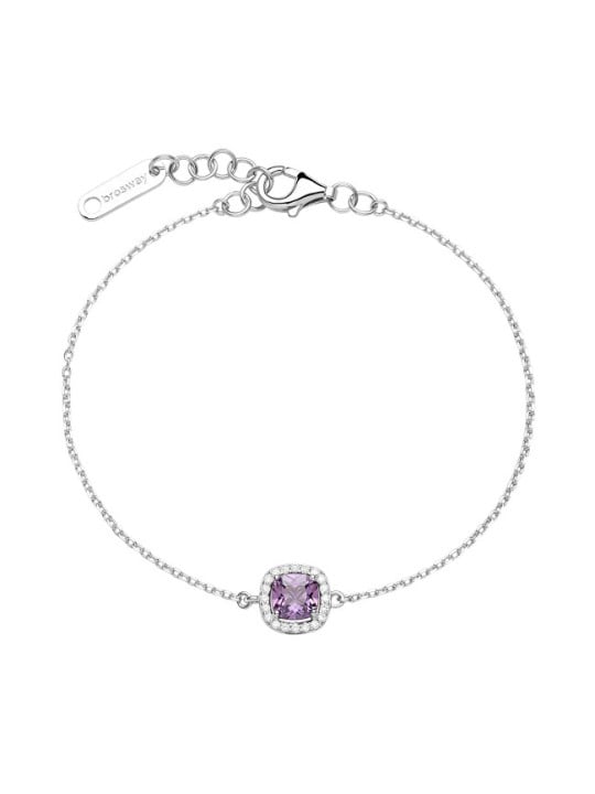 Brosway Bracciale coordinato in argento con zirconi cubici Fancy Magic Purple FMP123 donna
