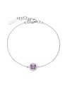 Brosway Bracciale coordinato in argento con zirconi cubici Fancy Magic Purple FMP123 donna