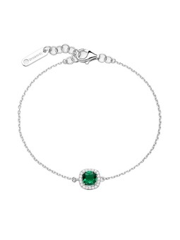 Brosway Bracciale coordinato in argento con zirconi cubici Fancy Life Green FLG139 donna