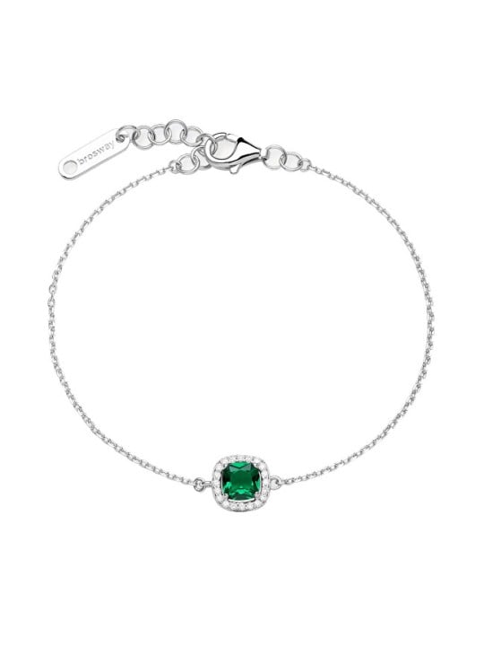 Brosway Bracciale coordinato in argento con zirconi cubici Fancy Life Green FLG139 donna