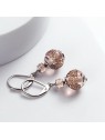 Lampglas Splendidi orecchini Misty Earth con perle Lampglas Timeless Beauty ETB16 donna