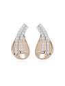 Silver Cat Eleganti orecchini in argento con zirconi bicolore SC607 donna