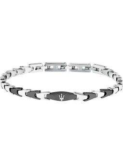 Maserati Bracciale da uomo in acciaio Iconic JM225AVD83 uomo