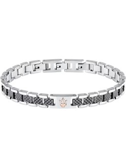 Maserati Iconico bracciale in acciaio da uomo JM225AVD86 uomo