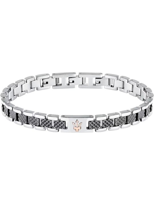 Maserati Iconico bracciale in acciaio da uomo JM225AVD86 uomo