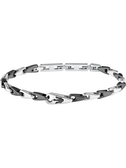 Maserati Bracciale da uomo in acciaio di design Iconic JM425AVD100 uomo