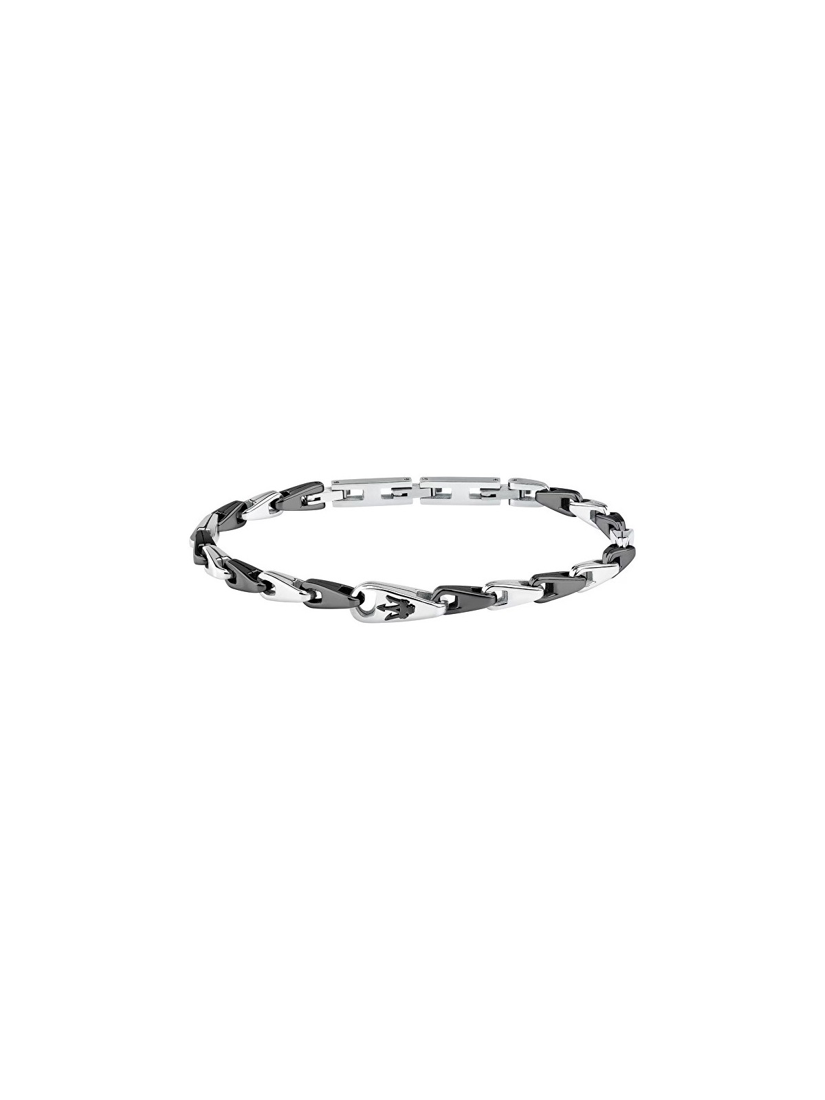 Maserati Bracciale da uomo in acciaio di design Iconic JM425AVD100 uomo