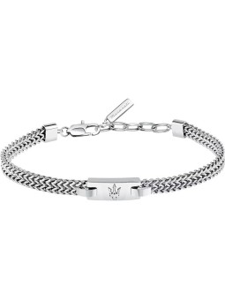 Maserati Bracciale da uomo in acciaio Iconic JM425AVD104 uomo