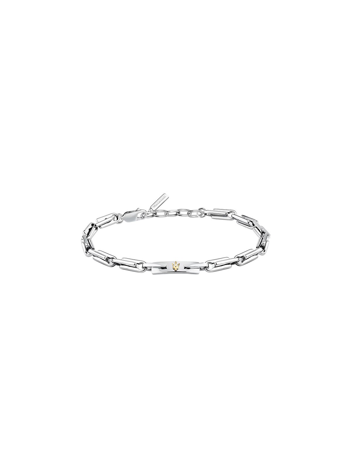 Maserati Elegante bracciale da uomo in acciaio Iconic JM425AVD108 uomo