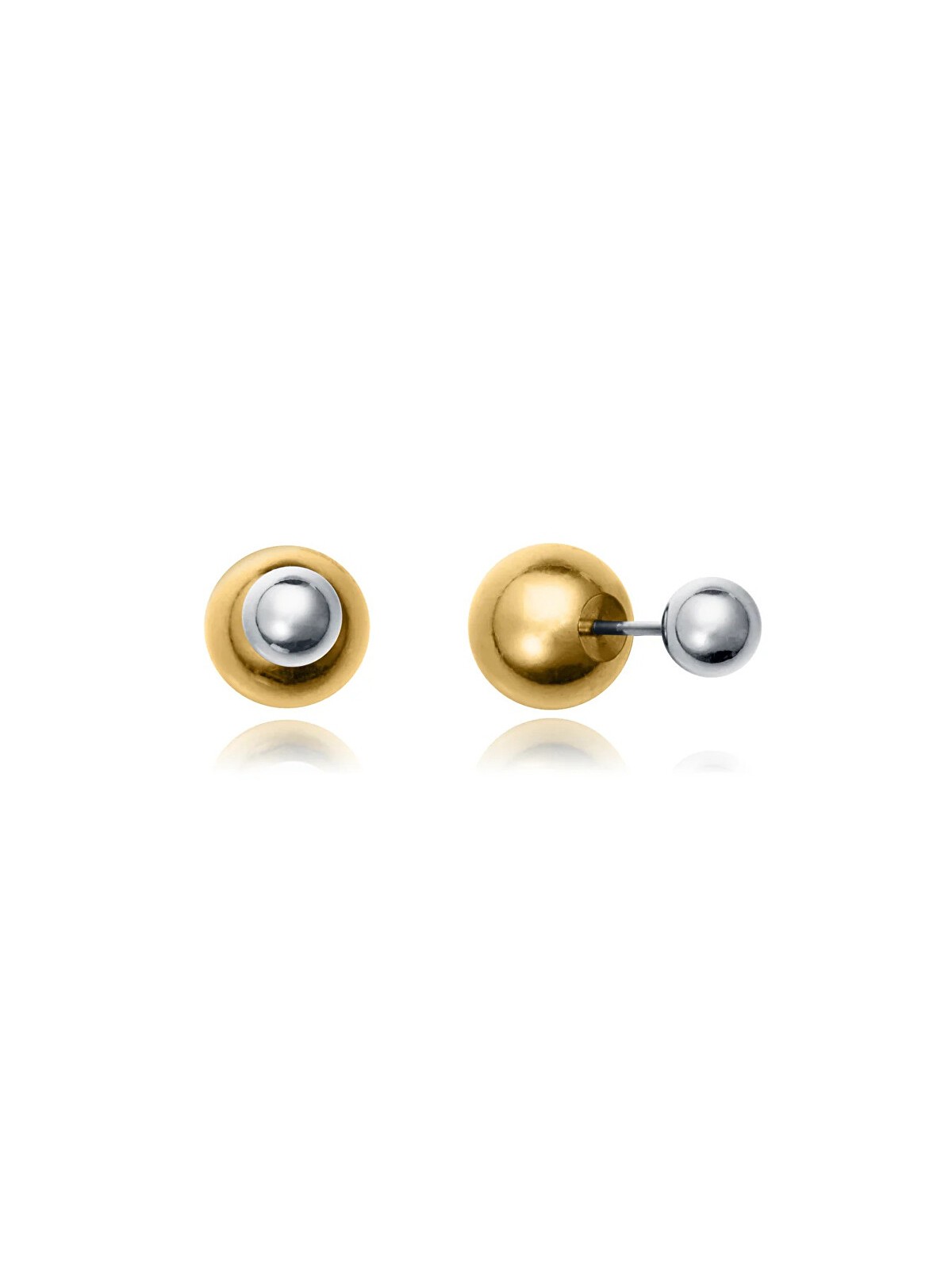 Viceroy Orecchini a sfera in acciaio bicolore Air 14202E01019 donna