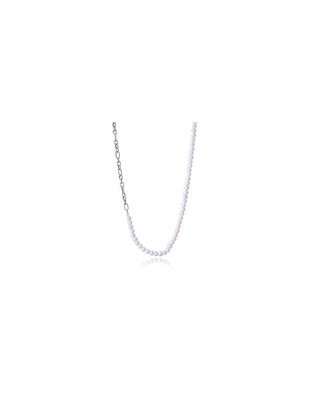 Viceroy Collana da uomo in acciaio con perle vere Beat 14226C01000 uomo