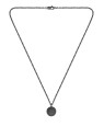 Hugo Boss Collana da uomo in acciaio nero Double B 1580762 uomo