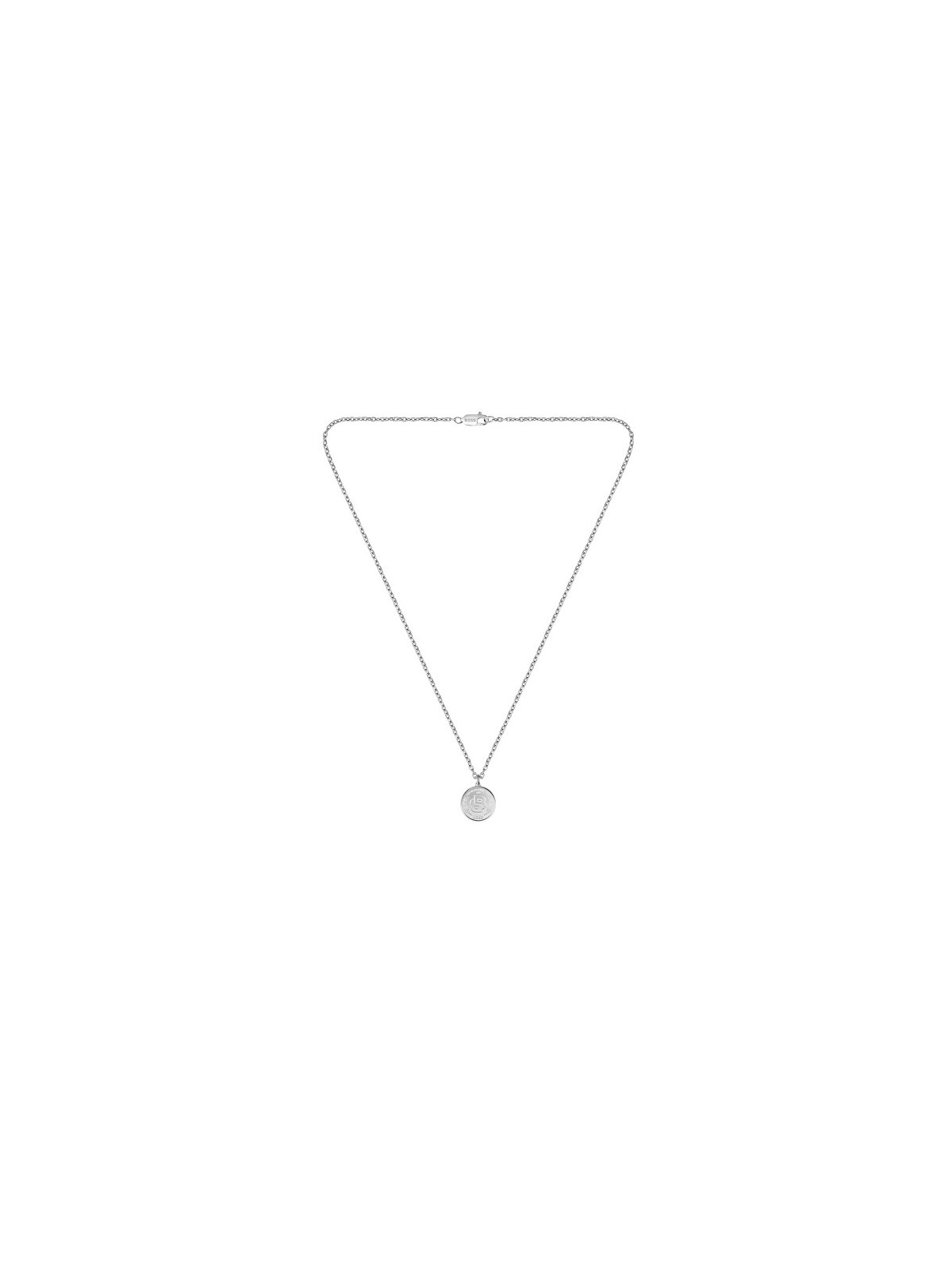 Hugo Boss Collana da uomo in acciaio Double B 1580761 uomo