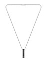Hugo Boss Collana da uomo in acciaio con pendente Sakis 1580365 uomo