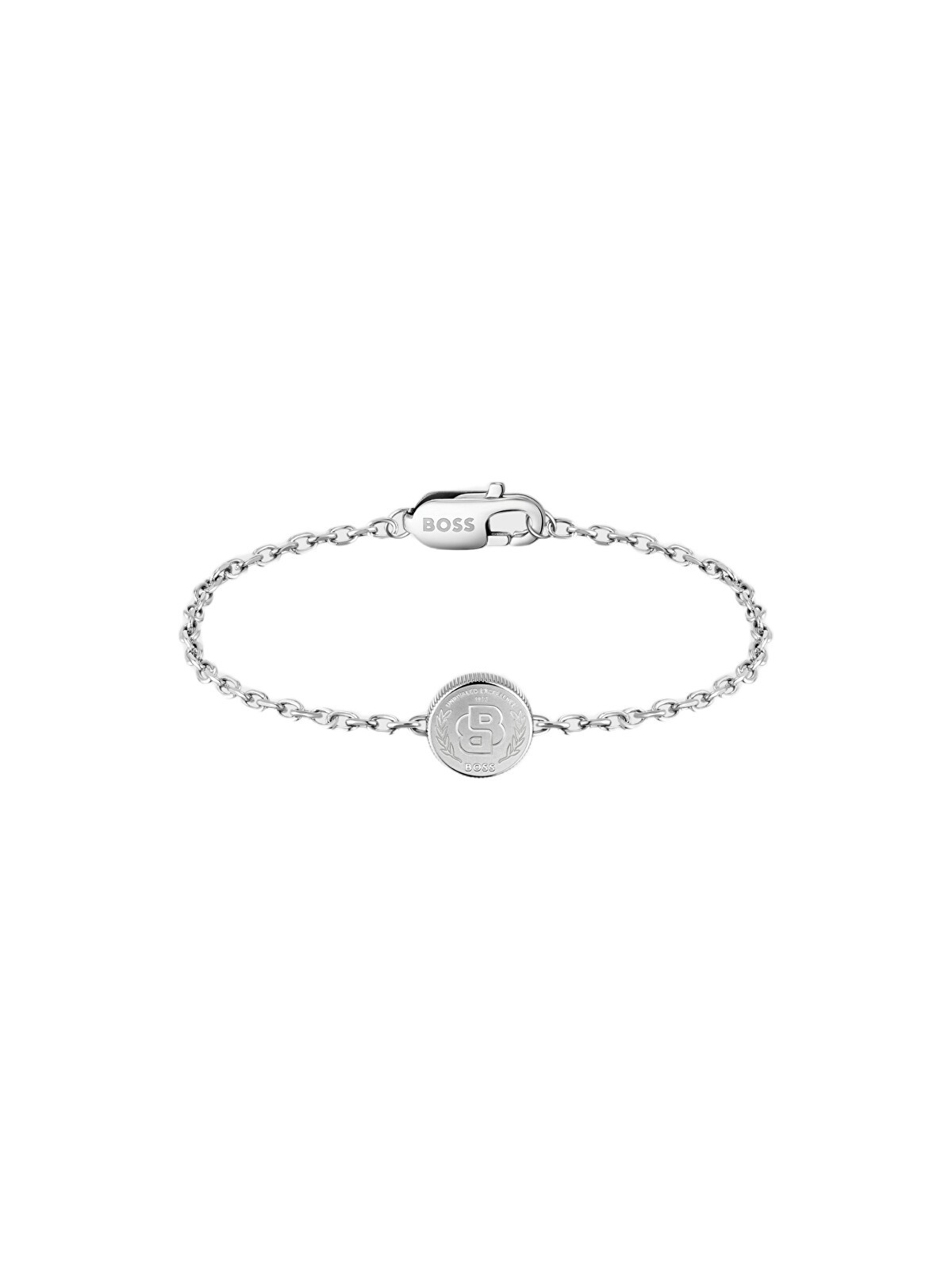 Hugo Boss Bracciale in acciaio senza tempo con doppia B 1580763M unisex