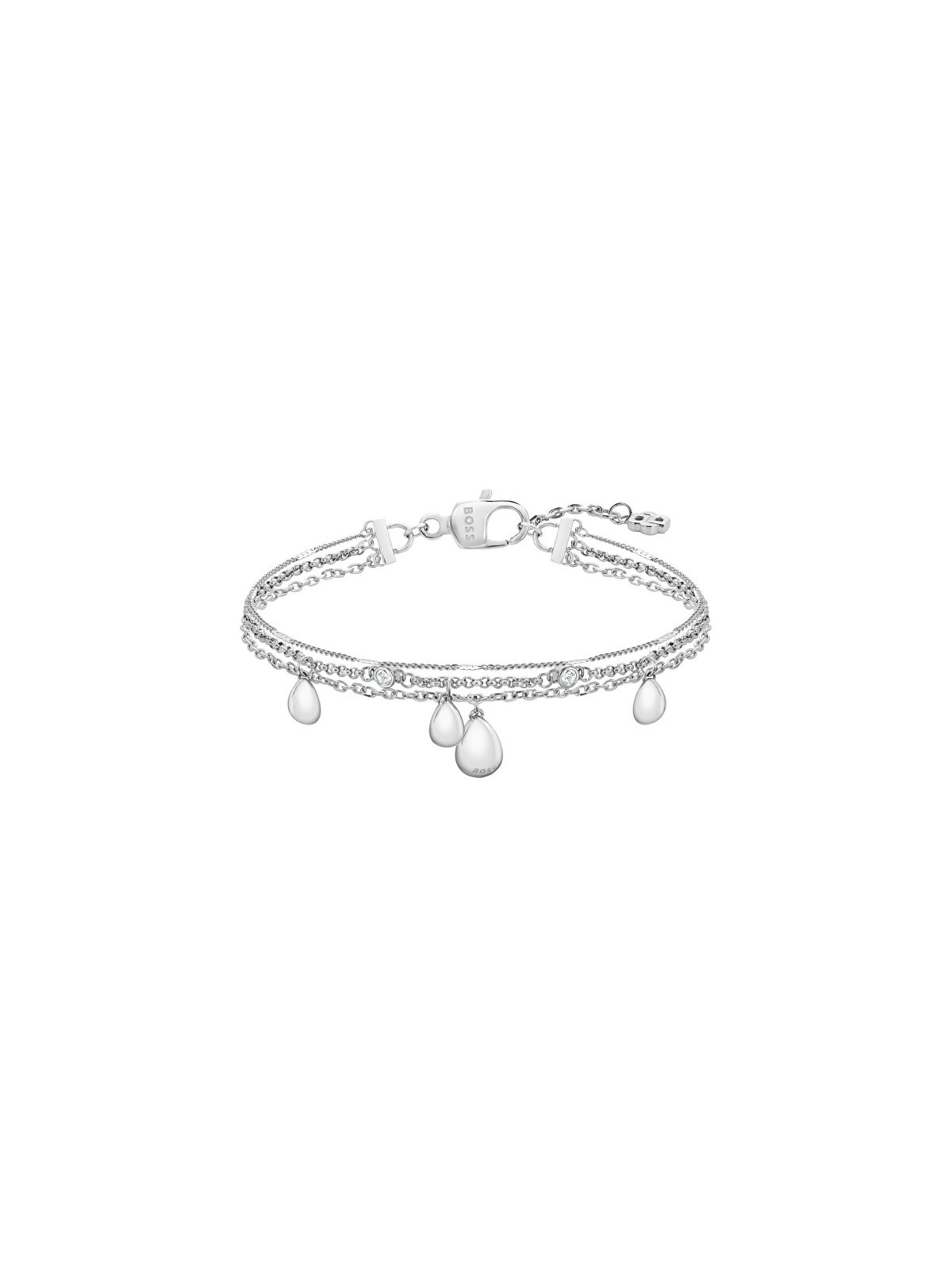 Hugo Boss Bracciale triplo in acciaio da donna Selena 1580767 donna