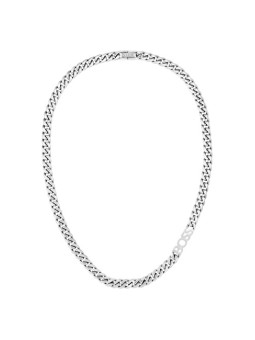 Hugo Boss Collana in acciaio distintiva da uomo Kassy 1580769 uomo