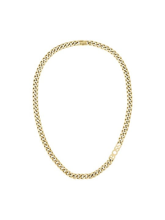 Hugo Boss Elegante collana da uomo placcata in oro Kassy 1580770 uomo