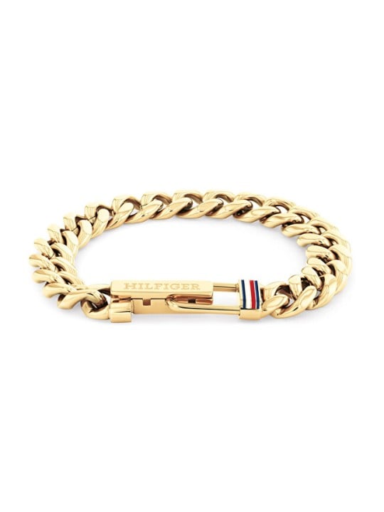 Tommy Hilfiger Elegante bracciale da uomo placcato oro 2790665 uomo