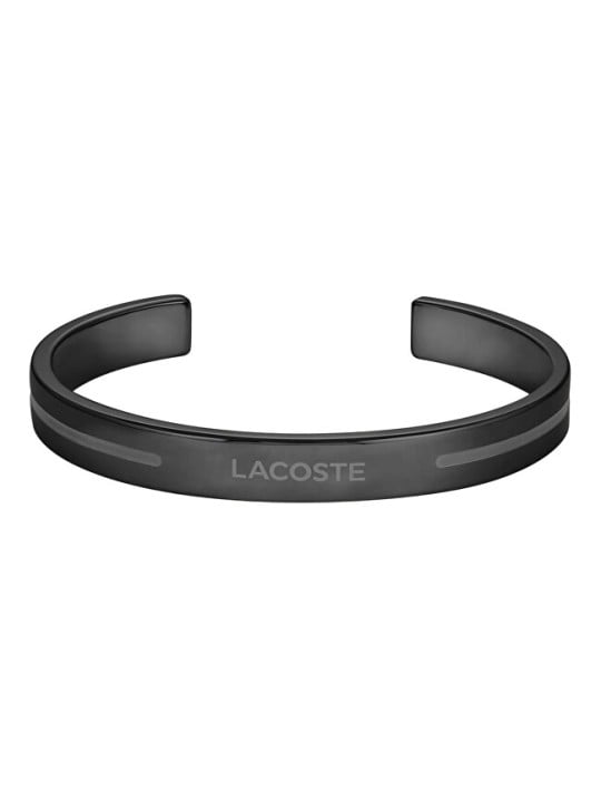 Lacoste Bracciale aperto nero Adventurer 2040528 donna