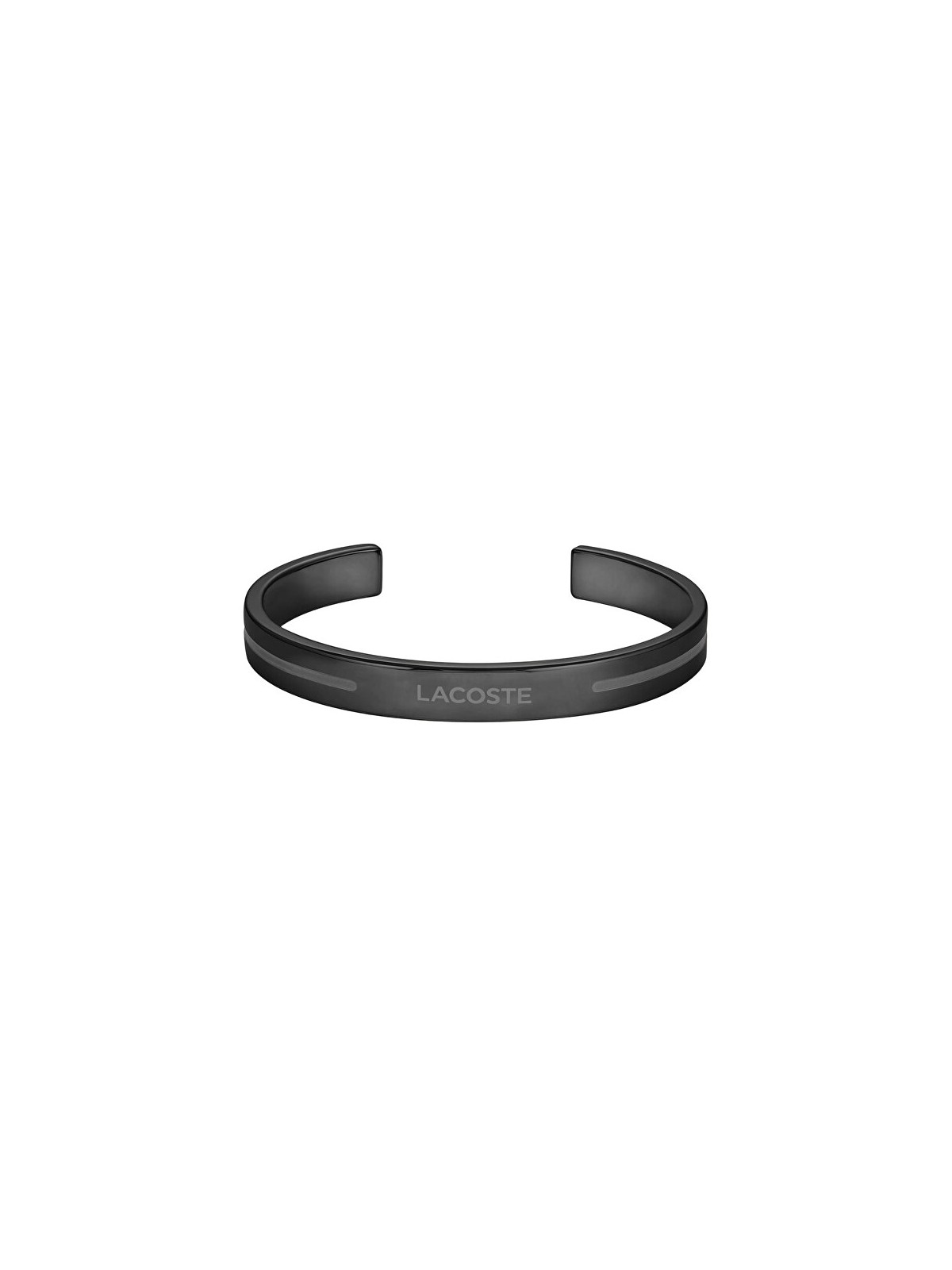 Lacoste Bracciale aperto nero Adventurer 2040528 donna