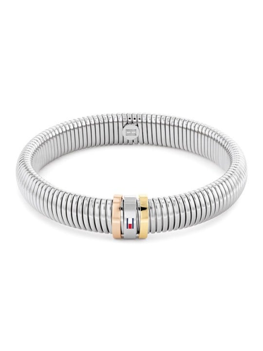 Tommy Hilfiger Braccialetto in acciaio giocoso da donna, braccialetti elasticizzati 2780994 donna