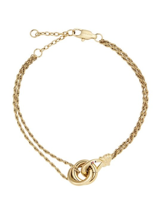 Tommy Hilfiger Bracciale da donna in acciaio placcato oro con nodo nautico 2780991 donna