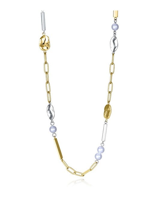Viceroy Delicata collana placcata oro con perle sintetiche Chic 75372C01019 donna
