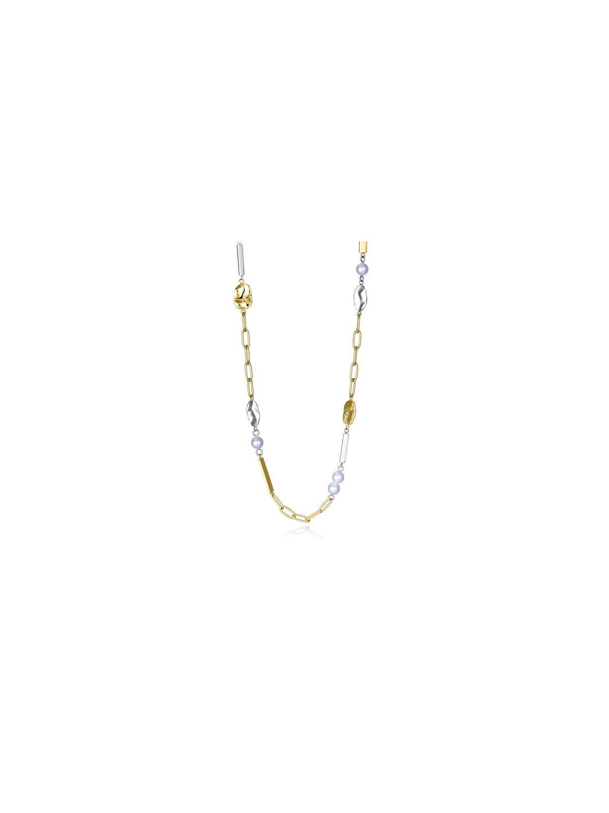 Viceroy Delicata collana placcata oro con perle sintetiche Chic 75372C01019 donna