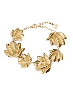 Viceroy Bracciale da donna placcato oro con foglie Chic 15158P01012 donna