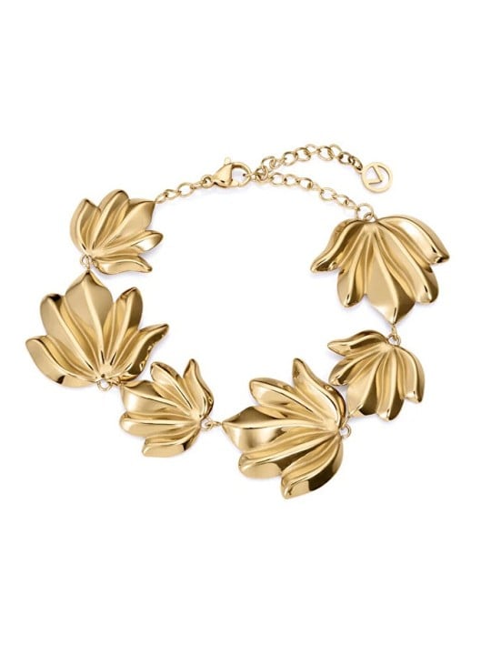 Viceroy Bracciale da donna placcato oro con foglie Chic 15158P01012 donna