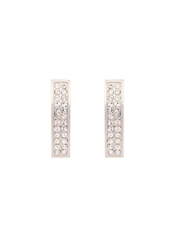 Oliver Weber Orecchini scintillanti in acciaio con cristalli Brava Lumiere 23227 donna