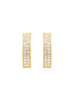 Oliver Weber Orecchini scintillanti placcati in oro con cristalli Brava Lumiere 23227G donna