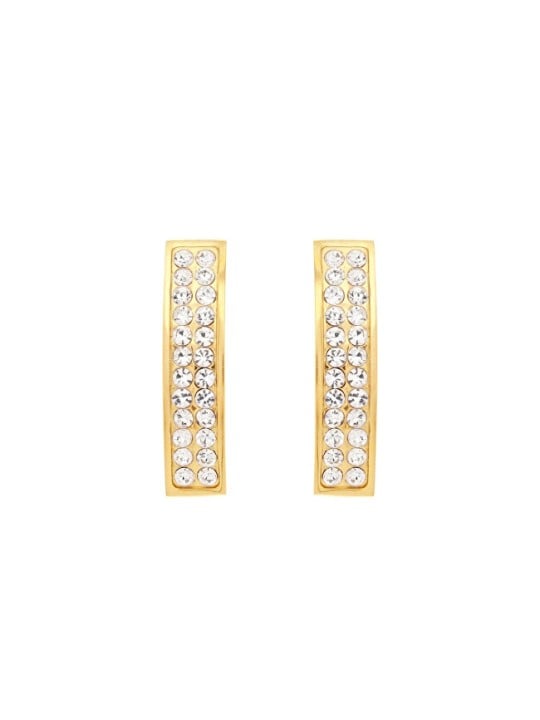 Oliver Weber Orecchini scintillanti placcati in oro con cristalli Brava Lumiere 23227G donna
