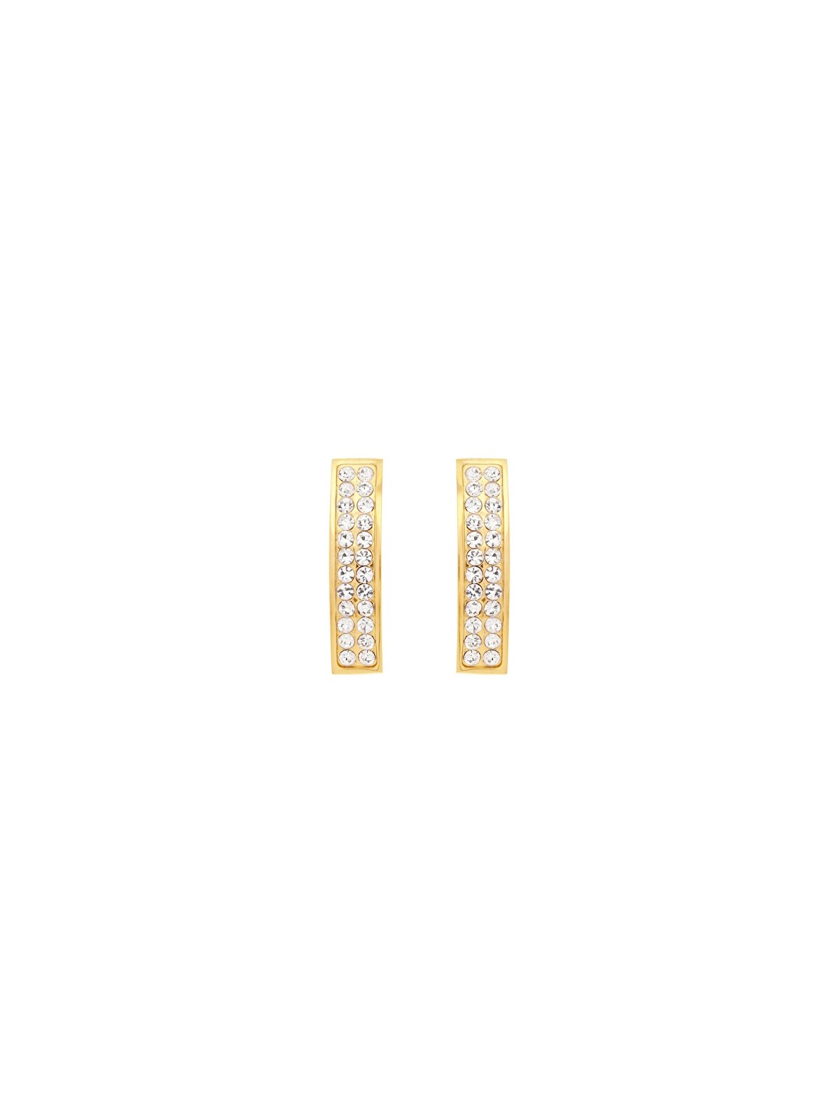 Oliver Weber Orecchini scintillanti placcati in oro con cristalli Brava Lumiere 23227G donna