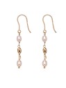 Alisia Orecchini pendenti placcati in oro con perle vere AL4138.01.000 donna
