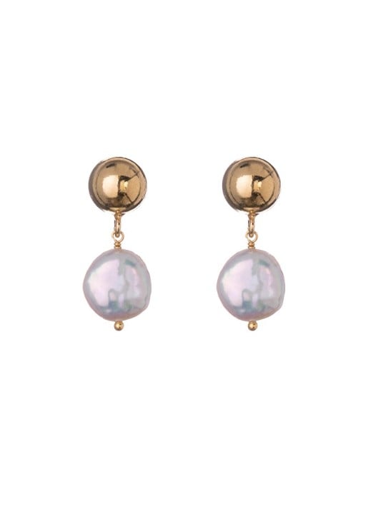 Alisia Orecchini pendenti placcati in oro con vera perla AL4675.01.000 donna