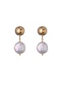 Alisia Orecchini pendenti placcati in oro con vera perla AL4675.01.000 donna