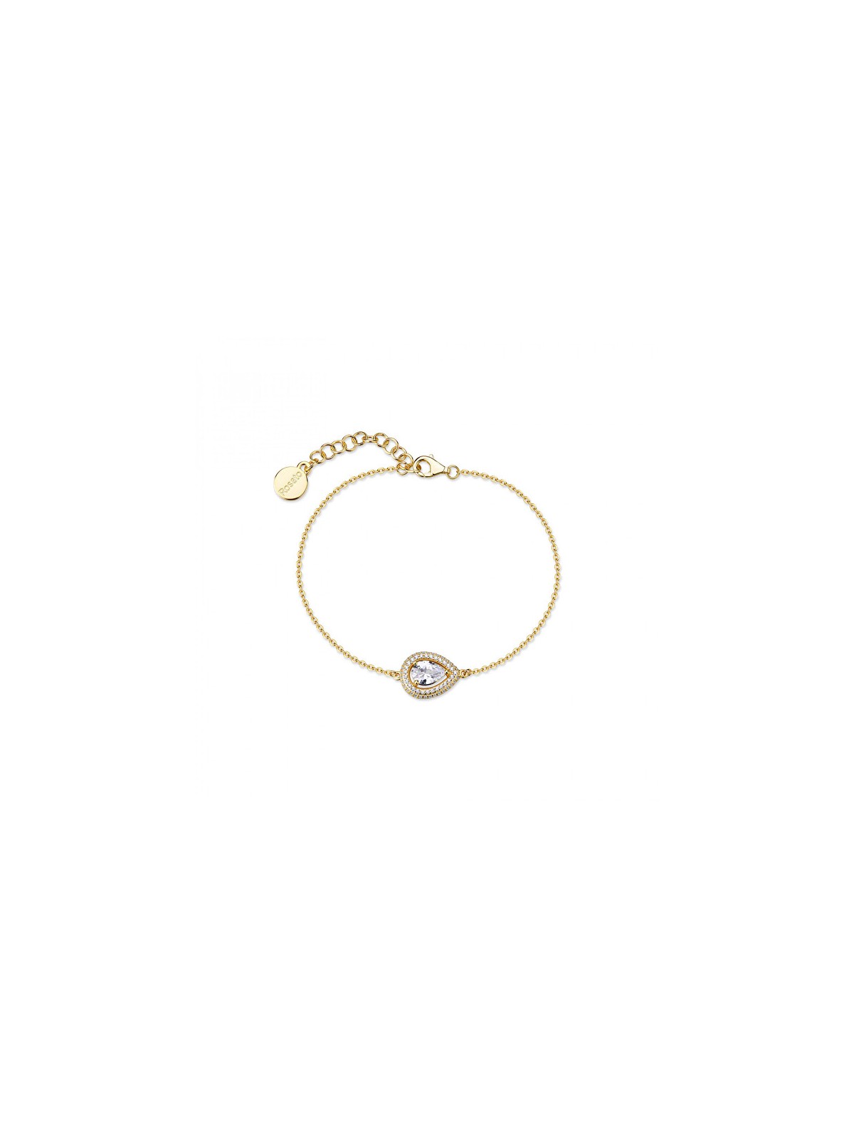 Rosato Delicato bracciale placcato oro con zirconi cubici Anna RZAN12 donna
