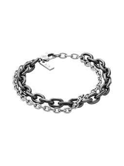 Armani Exchange Bracciale doppio in acciaio da uomo AXG0161060 uomo