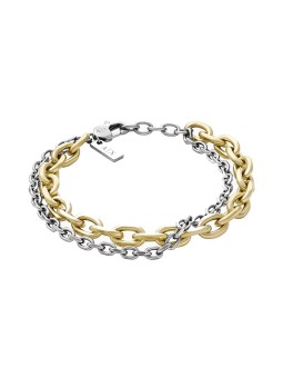 Armani Exchange Bracciale doppio in acciaio da uomo AXG0162710 uomo