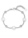 Brosway Bracciale da donna in acciaio con perle artificiali Perfect BPC56 donna