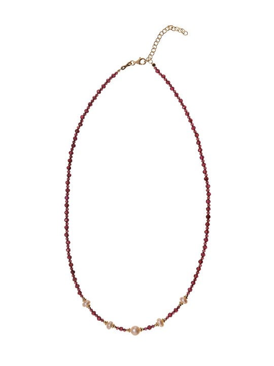 Alisia Bellissima collana con granato e perle vere AL5177.01.029 donna
