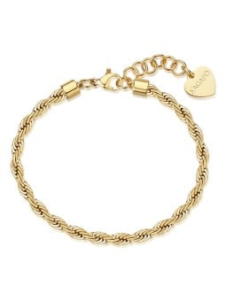 S'Agapõ Braccialetto delicato placcato oro Valis Chunky SHK115 donna